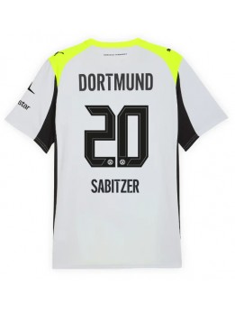 Borussia Dortmund Marcel Sabitzer #20 Gostujuci Dres 2025-26 Kratak Rukavima Borussia Dortmund Marcel Sabitzer #20 Gostujuci Dres 2025-26 Kratak Rukavima